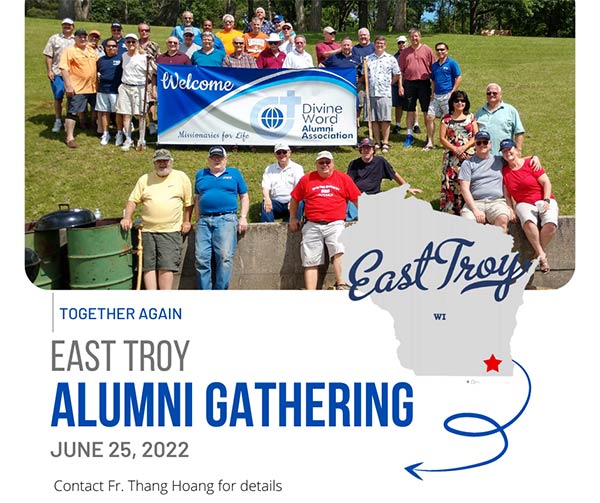 Advertisement for 2022 East Troy Alumni gathering